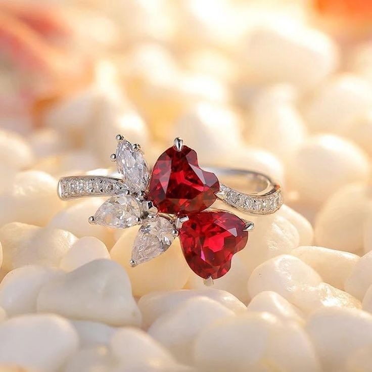 Ruby Heart Ring